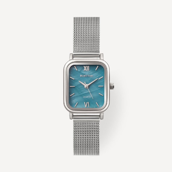 Harbor mesh watch (하버 메쉬 워치) Blue Silver